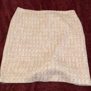 Pink multi colored skirt perfect pop of color